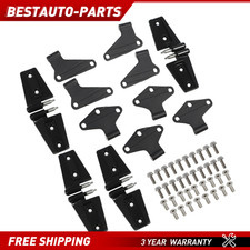 For 2007-18 Jeep Wrangler Jk 16pcs Black Powder Coat Body Door Hinge Kit
