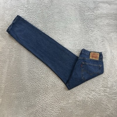 Vintage Levi's 505 Jeans Herren W33 L34 Blau Regular Straight Fit Denim Retro