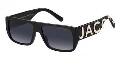 Marc Jacobs Sonnenbrille MARC LOGO 096/S Black white 57/15/145 Unisex