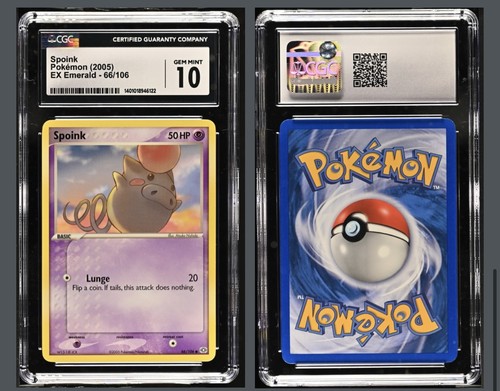 Spoink graded CGC 10 for sale on eBay
