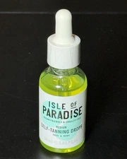 Isle of Paradise MEDIUM Self Tanning Drops ~ FACE & BODY ~ 1.01 fl oz ~ SEALED