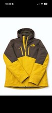 The North Face Yellow & Black Hooded Jacket Coat Men’s Size Small