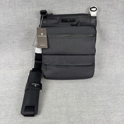 Victorinox Architecture Urban Wilson Crossbody Bag Gray NWT Tablet Pocket