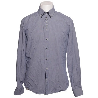 7camicie, Hemd, Größe: L, Blau/Weiß, Karo, Herren #K2j