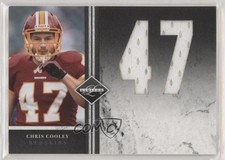 2011 Panini Limited Jumbo Materials Jersey Numbers 24/25 Chris Cooley #32 z5i