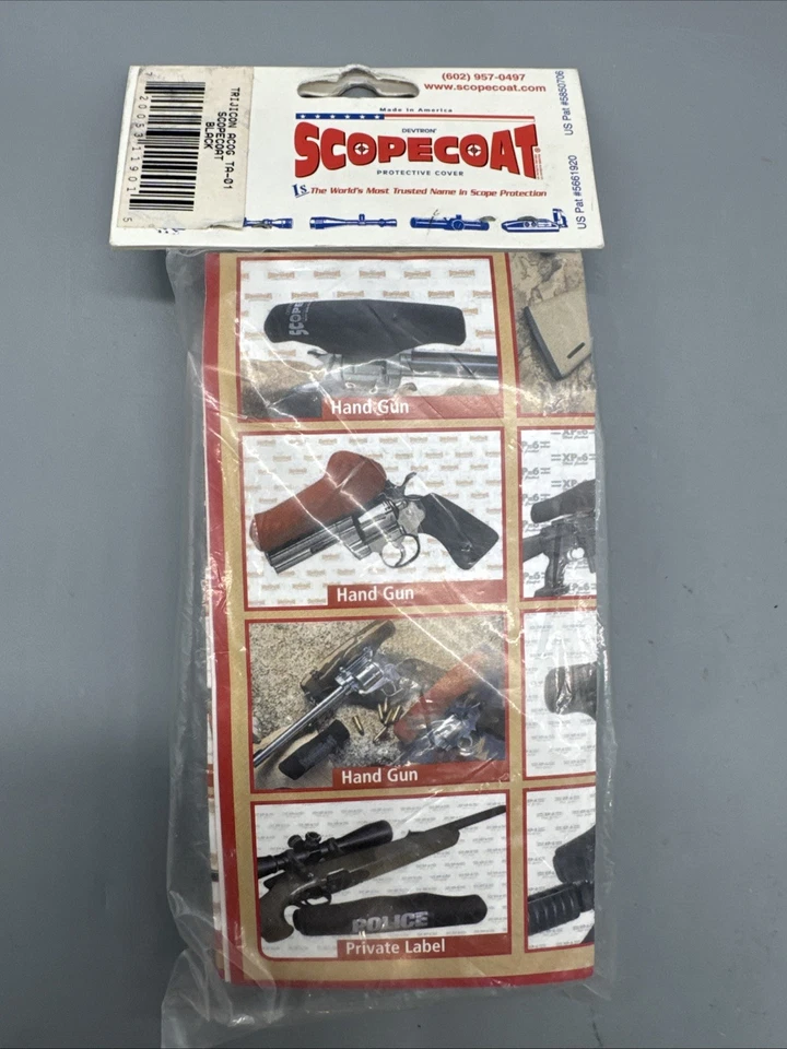 Devtron Scopecoat для Trijicon Acog TA-01 Natural Gear черный чехол совершенно новый - Изображение 2 из 2