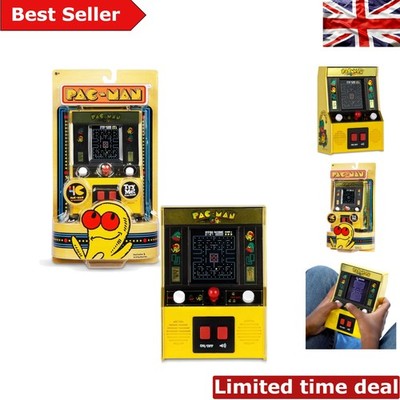 Authentisches Pac-Man LCD Mini Arcade Spiel - einfaches Joystick-Spiel & Batterien enthalten