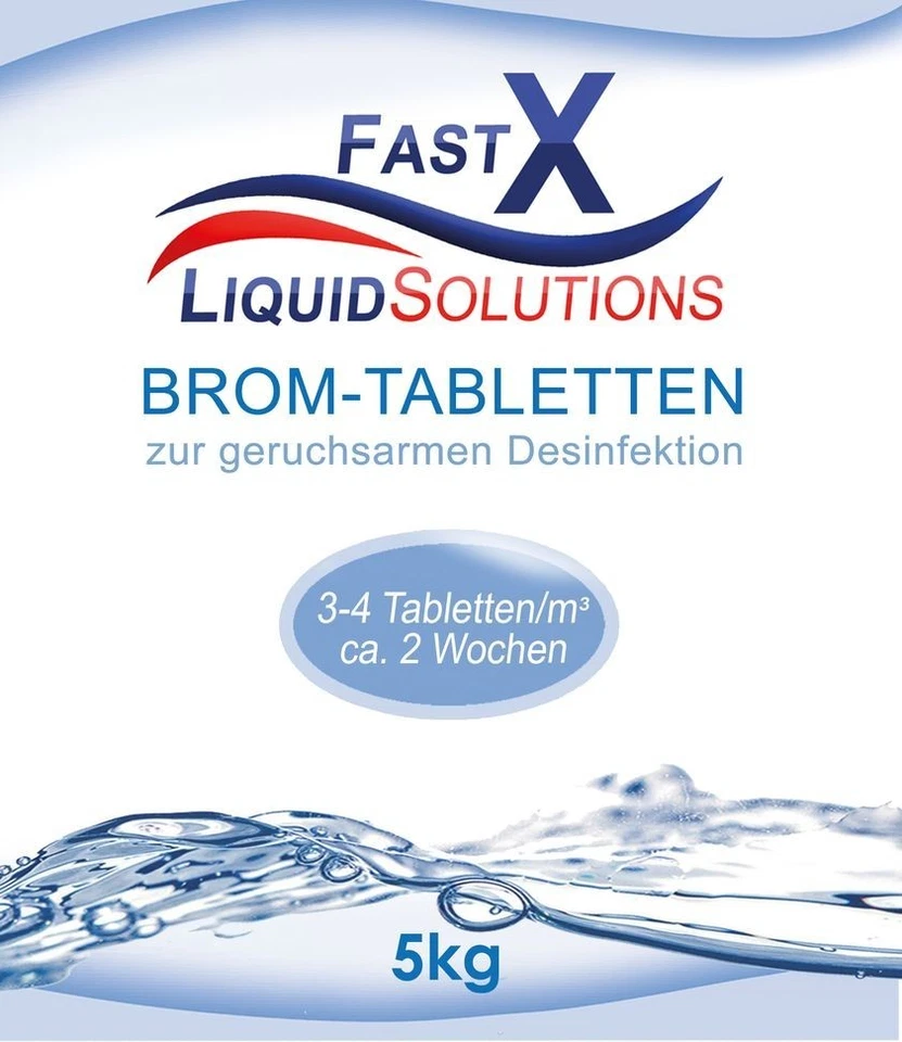 Brom Tabletten 20gr Tabs Poolpflege ohne Chlor - Fast-X Bromtabletten 5 Kg - Bild 3 von 4