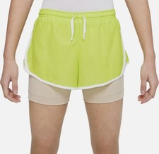 NIKE DRI-FIT TEMPO 2-IN-1 TRAINING/RUNNING SHORTS GIRLS Size: Small