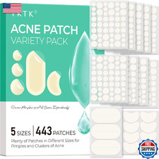 TKTK 443 Count Pimple Patches Face Hydrocolloid Acne Patch Bulk Acne Stickers Co