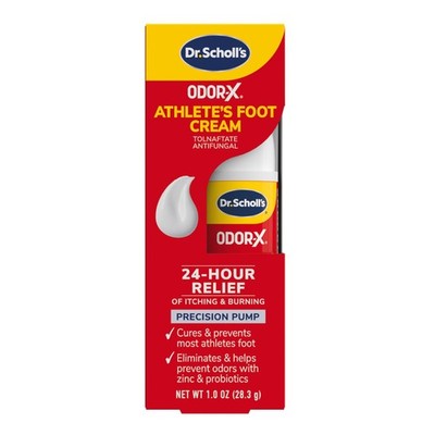 Dr. Scholl's Odor-X Athlete's Foot Antifungal Cream Treatment - 24 Hour...