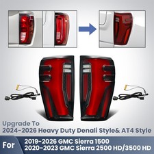 Upgrade Led Taillights For 2020-2023 Gmc Sierra 2500 Hd 3500 Hd Left+right Pair