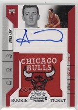 2010-11 Playoff Contenders Patches Rookie Ticket Auto Omer Asik #200 Auto 7xr