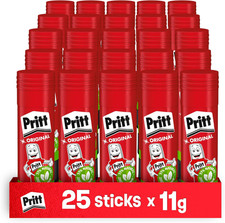Colla Stick, Colla Trasparente per Scuola E Ufficio, 25 X 11 G | Colla per Bambi