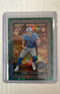 2023 Panini Phoenix - Hot Routes Sam LaPorta #HR-12 Green /25 (RC)