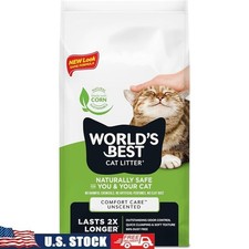 15lb Eco-Friendly Cat Litter Light Weight Biodegradable Dust Free Clumping New