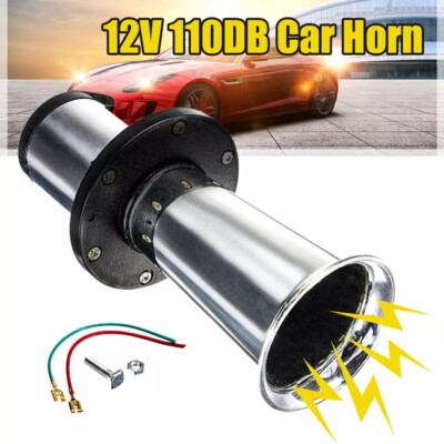 Oldtimer Horn verchromt Hupe Waltons Fanfare Retro Hupe Sirene Signalhorn Silber