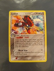 Ledian 18/101 - Rare - EX Dragon Frontiers Pokemon Card MINT
