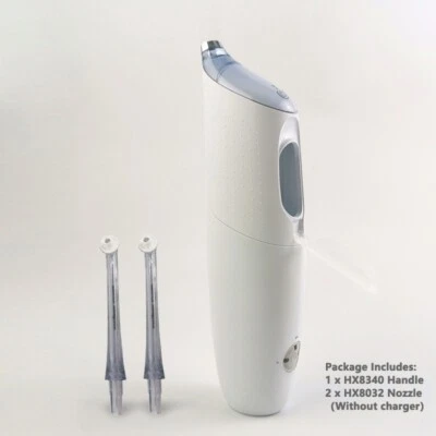 AirFloss Flosser Philips Sonicare Airfloss Ultra HX8340 Water Flossers + 2Nozzle