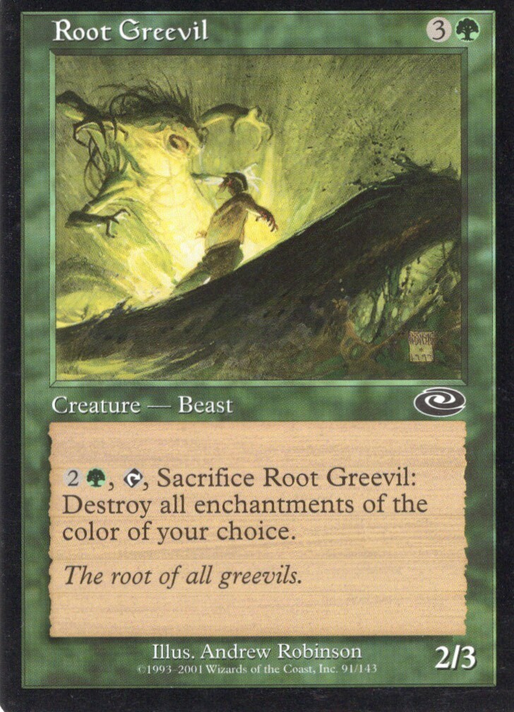 3X ROOT GREEVIL 91/143 PLANESHIFT MTG MAGIC MP X3 (yourdeckbuilder)
