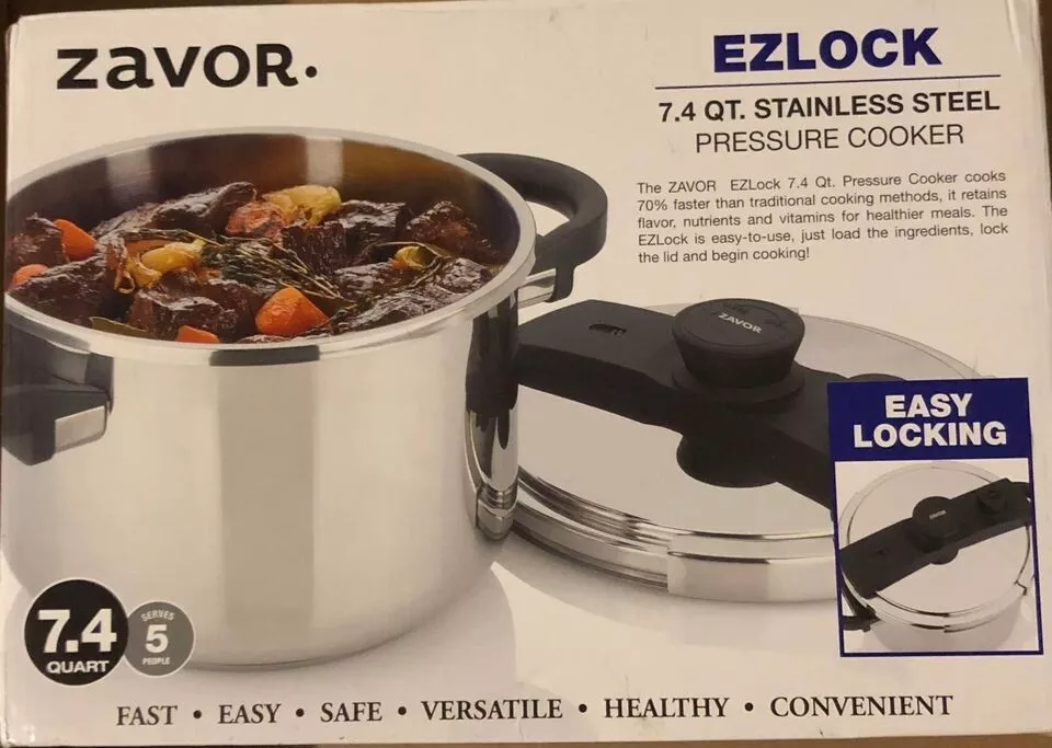 Zavor EZLock 10 Quart Stovetop Pressure Cooker 