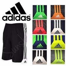 ADIDAS Boys Classic 3 Stripe Key Item Athletic Shorts Variety Sizes Colors NWT