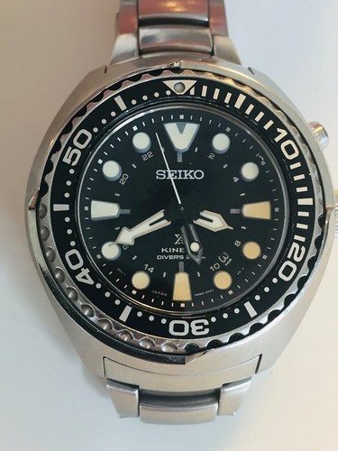 Reloj Seiko Prospex Kinetic 200m Diver Sapphire - 5M85-0AB0 - gmt | eBay