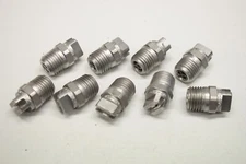 9x SPRAYING SYSTEMS CO. 40045 1/4 MEG Nozzle Flat Spray Nozzle Nozzles 40045