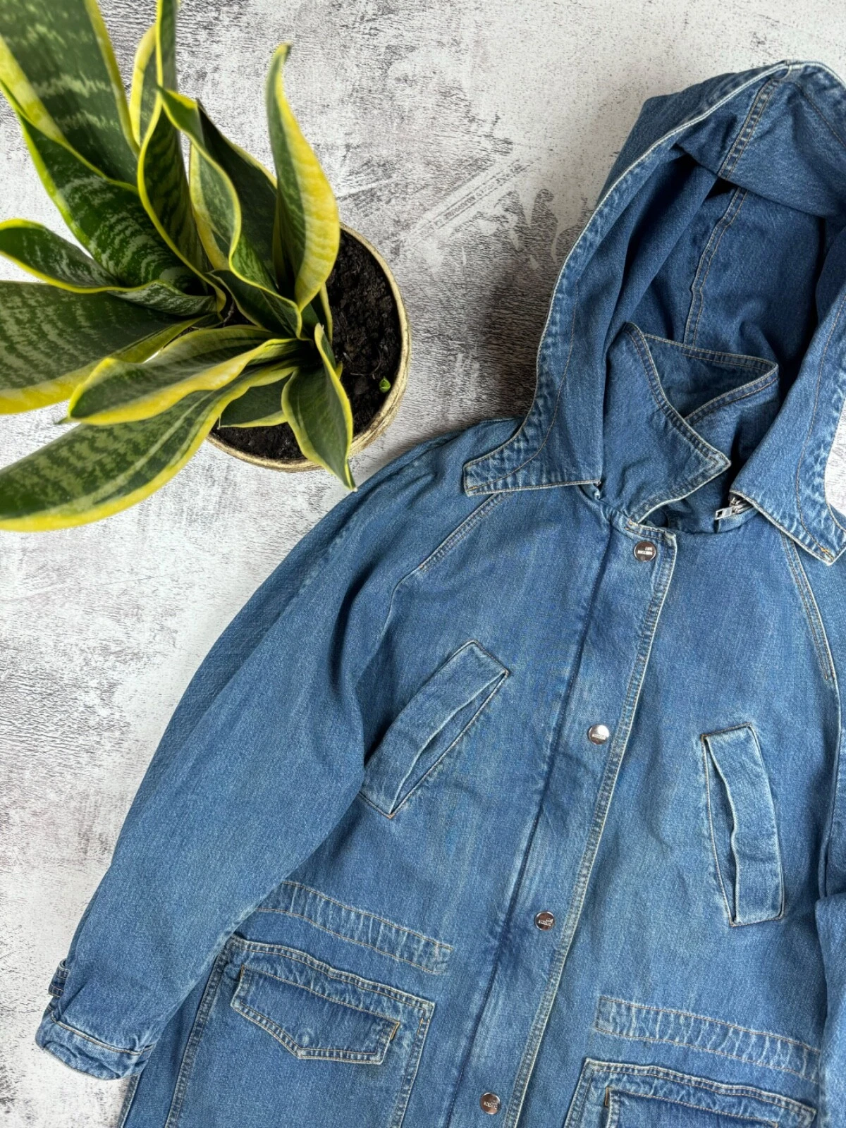 Trench Giacca Vintage anni '90 Love Moschino Made in Italy Lusso Denim Jeans