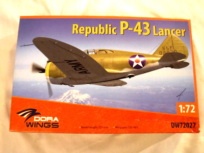 1/72 Dora Wings USAAF Republic P 43 Lancer w/ PE Parts # 72027