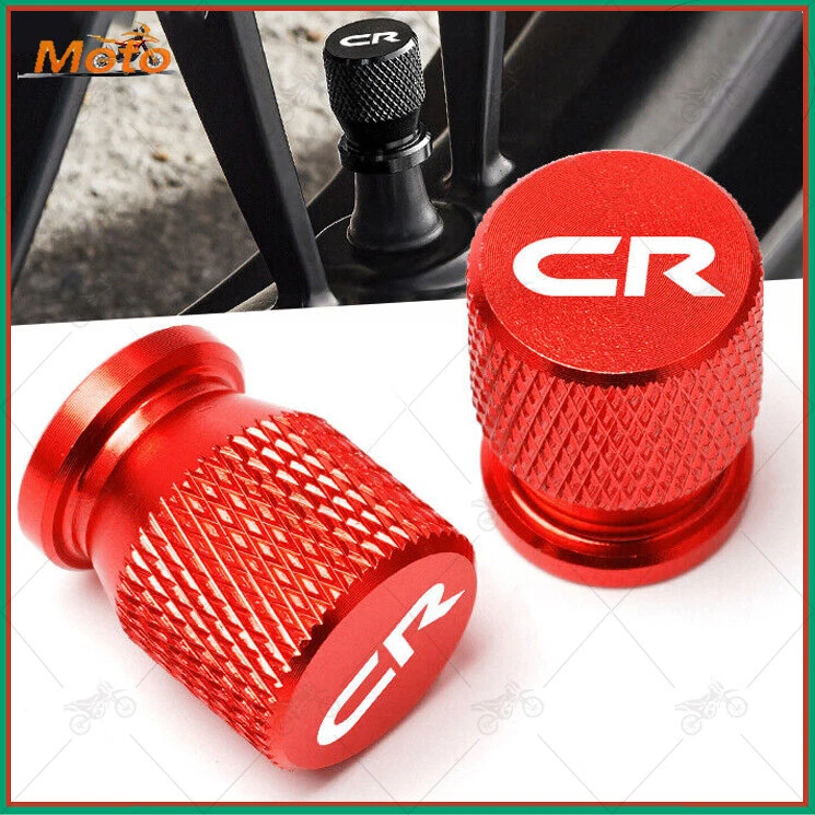 For Honda CR CR80R CR85R CR125R CR250R CR500R Wheel Tire Valve Stem Caps Cover - Image 2 of 4