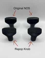 1973-77 (2) REPOP! Hurst Olds 442 Chevelle A-Body Swivel Seat Knobs GM 9617482