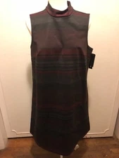 NWT AB Studio Striped Multi  Dress-Size XL-Free Shipping