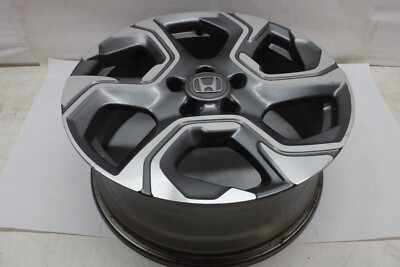 2018 HONDA CR-V WHEEL 18x7-1/2 ALLOY MACHINED FACE BLACK OEM 17 18