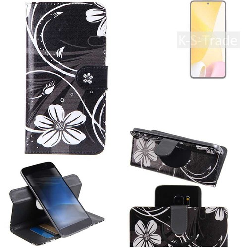 Housse étui Portefeuille Fleur Pour Doogee S40 Lite - Flip Cover En Cuir Artificiel