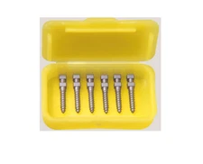 NORDIN Screw Posts Dental Titanium Conical Cross Head Refill M1, 6 Screw Posts