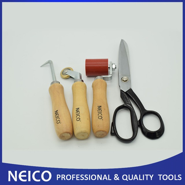 4PCS Roofing Membrane Installing Tools ,Scissors ,Seam Rollers With