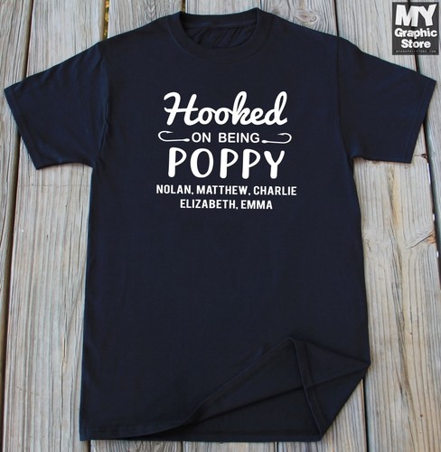 Poppy T-shirt Grandpa Fathers Day 