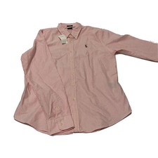 NWT Ralph Lauren Slim Fit Button Down Shirt Kids Boys 14 Long Sleeve Collared