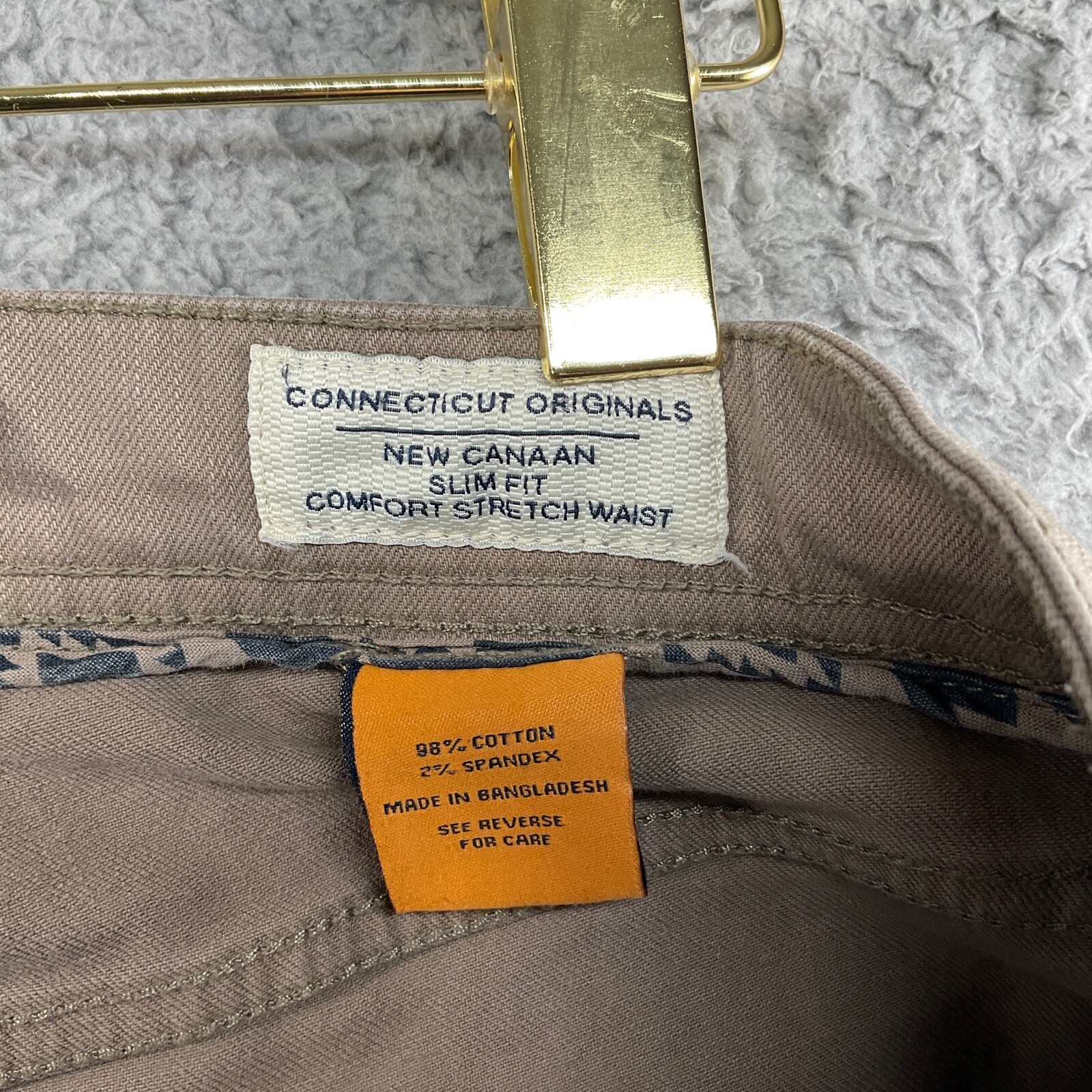 Tailor Vintage Mens Pants 38X32 Denim New Canaan Slim Fit Comfort