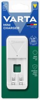 Varta Akku LadegeräT Mini Charger Weiß FüR 2 Aa / Aaa 57656101401