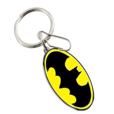 DC Comics Batman Classic Logo Enamel Keychain Multi-Color