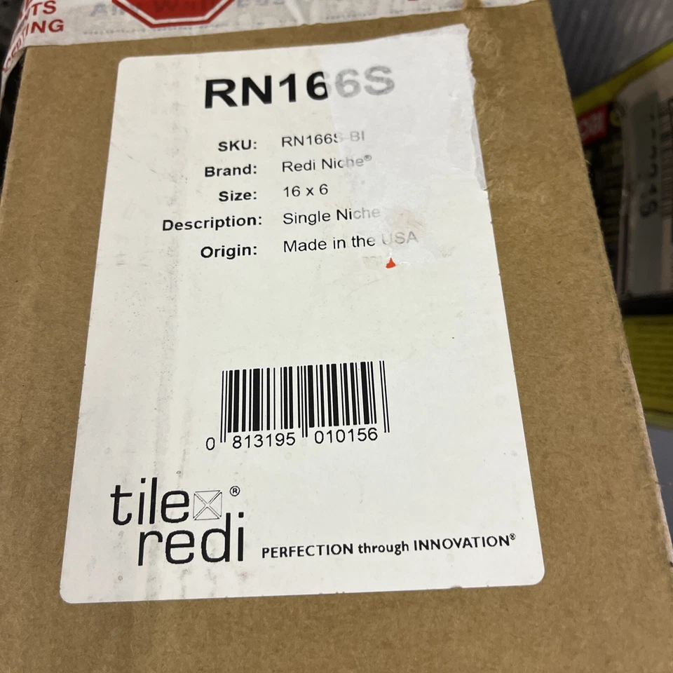 Tile Redi RN166S-BI Redi Niche 16" PVC Shelf - Tileable - Image 3 of 4