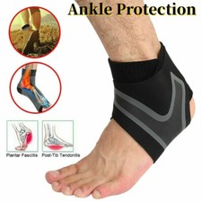 Sports Ankle Brace Support Compression Wrap Plantar Fasciitis Foot Pain Relief