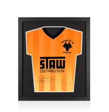 Framed Steve Bull Signed Wolverhamption Wanderers Shirt: Home, 1988-89 - Compact