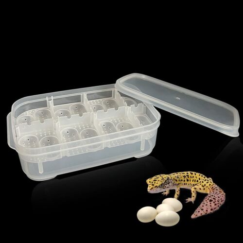GKPONSX 14 Grids Reptile Breeding Box, Egg Hatching Incubator Reptile Incubat...