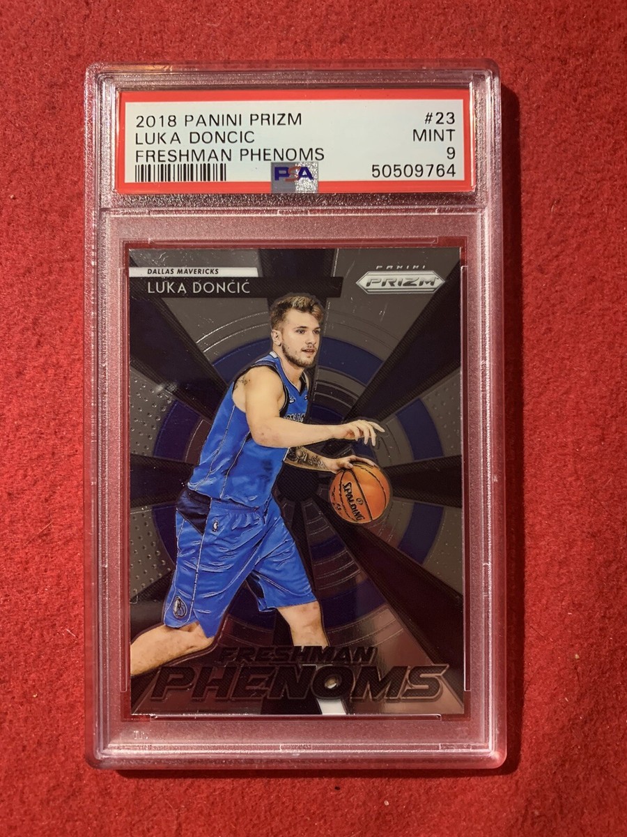 2018-19 Panini Prizm Luka Doncic RC Rookie Freshman Phenoms PSA 9