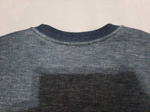 FELPA GIROCOLLO SISLEY XL BLU USATA COTONE - Foto 17 di 17
