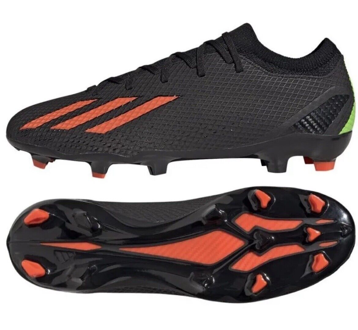 Adidas X Speedportal 3 FG Black Red Soccer Cleats GW8453 Adidas X Speedportal 3 FG Black Red Soccer Cleats GW8453