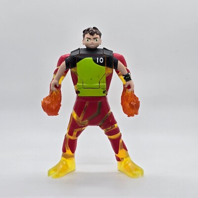 Ben 10 Transforming Ben to Heatblast Flip Head  Action Figure Playmates Toy